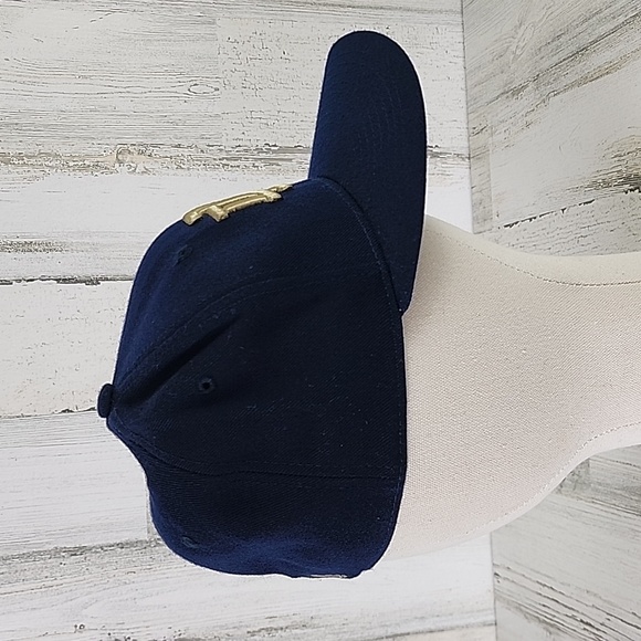 Zephyr 32/5 Chopped navy blue gold Norte Dame Fighting Irish hat cap Size 7 1/8 - Picture 4 of 9